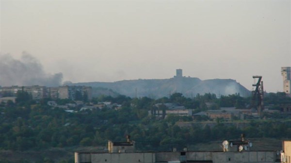 Район закрытой шахты Изотова, где базировались ДНРовцы, подвергся обстрелу «Градом» (ФОТОФАКТ)
