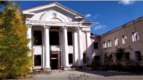 Блогер из Донецка показал, во что превратилось здание торгово-промышленной палаты