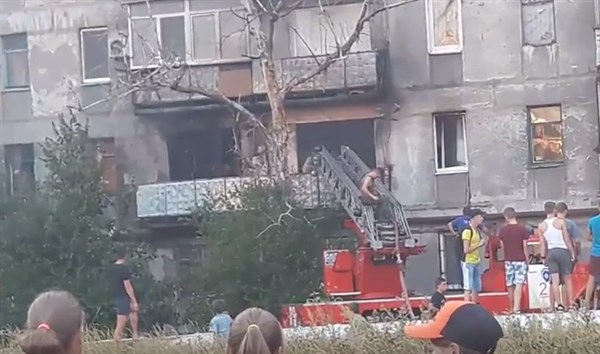 За один день в Горловке сгорело две квартиры