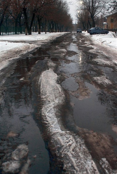 Житель Горловки показал самые проблемные дороги
