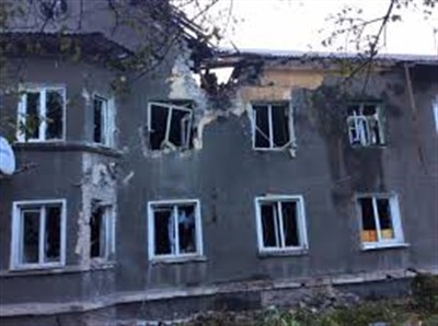 Житель Горловки показал как выглядит поселок Бессарабка после обстрела