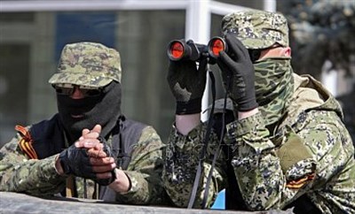 В Горловке боевики распускают слухи о готовящемся наступлении украинских войск, а сами направили ГРАДЫ из пос. Румянцево в центр города  