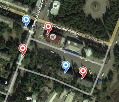 Карта разрушенных домов Горловки: в какие здания попали снаряды, какие – повреждены взрывной волной, а в каких – выбиты окна