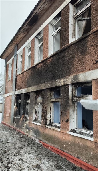 В Горловке обстрелами повреждена школа искусств 