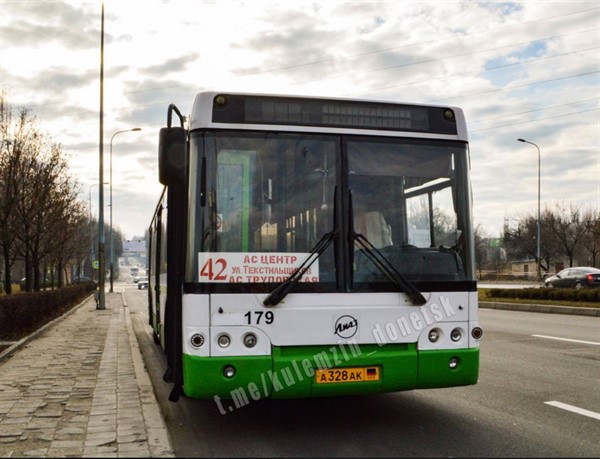 В Донецк приехали автобусы от фонда российского певца Николая Расторгуева
