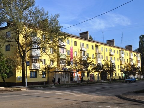Дома в районе Соборной площади покрасили в любимый цвет мэра Евгения Клепа, а тополя хотят заменить на молодые клены (ФОТО)