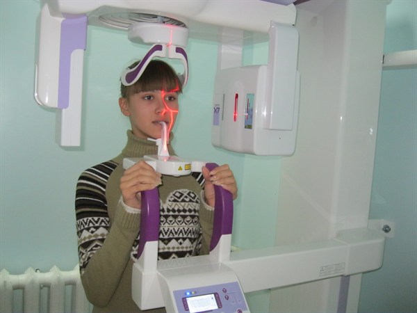 Детская стоматполиклиника получила новый рентгенаппарат  для панорамных снимков