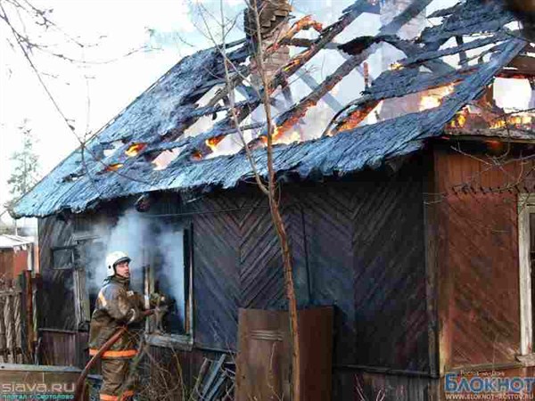 В Горловке в доме по улице Клары Цеткин сгорел мужчина