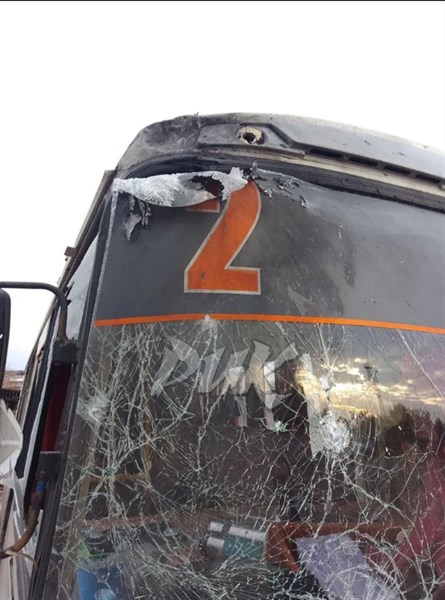 В Горловке дрон попал по пассажирскому автобусу: есть тяжело раненые (ФОТО)