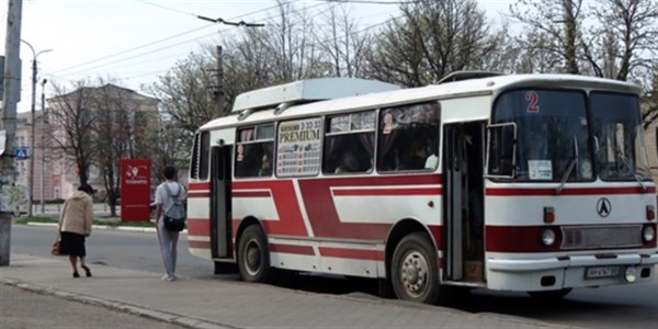 С 18 марта меняется схема движения городского автобуса №77. Он ездит в Пантелеймоновку