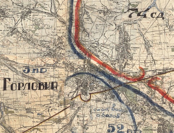 Территория Горловки на картах и планах: каким был город в 1843 году и каким его видели немцы в 1943-м 
