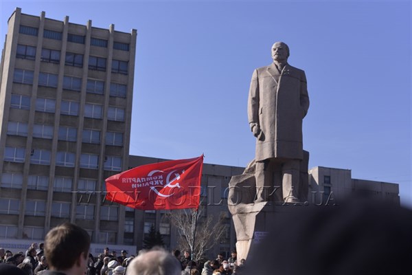 Горловка. Суббота. Ленин: о чем в этом раз будут говорить митингующие (онлайн-трансляция на сайте Gorlovka.ua)