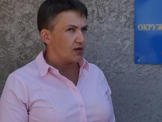 Кандидат в нардепы Украины Надежда Савченко планирует ехать в оккупированную Горловку