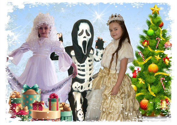 Снежная королева, Безобидный Крик и Принцесса-Лебедь победили в параде новогодних костюмов на сайте Gorlovka.ua
