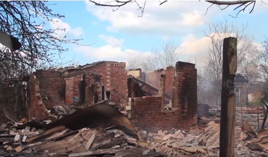 В Горловке разрушено 6 домов в результате ночного обстрела
