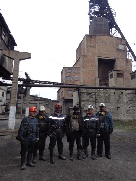 Гендиректор «Артемугля» и народный депутат Украины  спустились в шахту им. Калинина, где будет установлен новый щитовой агрегат 