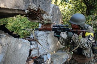 Силы АТО окончательно оцепили Горловку, а боевики не прекращают проведение безуспешных контратак в районе Саур-Могилы