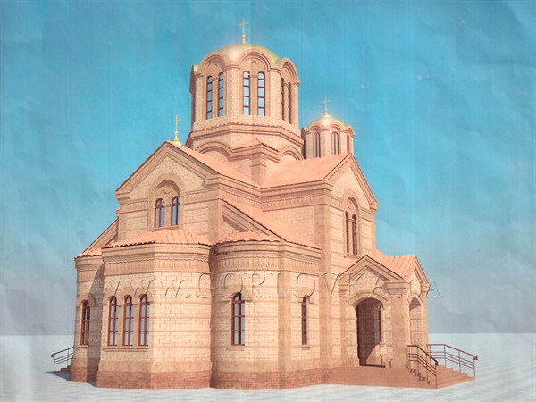 Религиозная инициатива дня: в Горловке построят новый храм (ФОТО МАКЕТА)