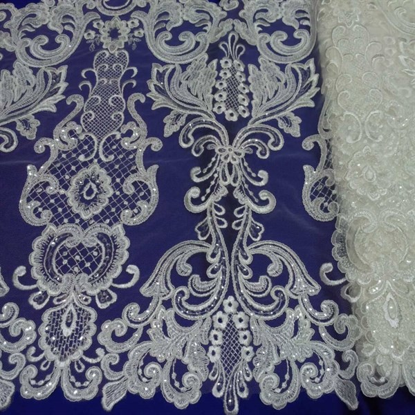 Ткань гипюр для украшения свадебных платьев и аксессуаров