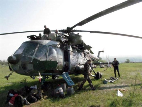 Боевики сбили еще один вертолет ВС Украины под Славянском (ВИДЕО)