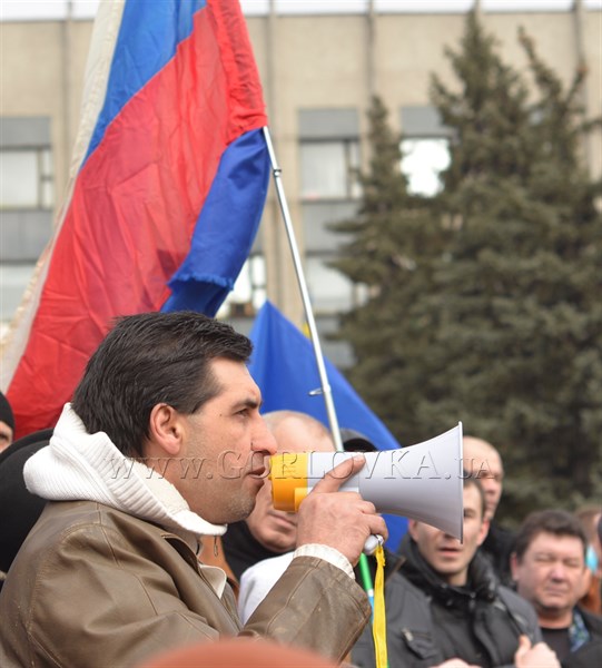 Горловский лидер пророссийских митингующих: «Если Пашу не выпустят,  то здесь и без бандеров начнется гражданская война»