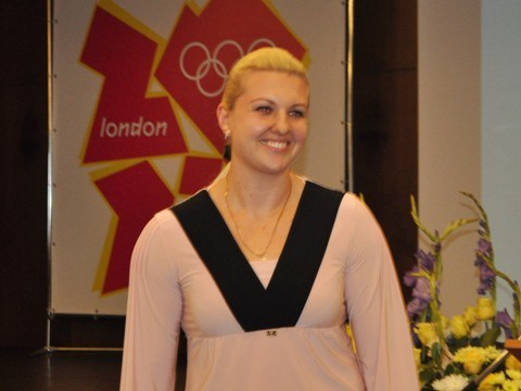 В Донецке чествовали спортсменов–олимпийцев. В их числе – и горловчанку Наталью Семенову
