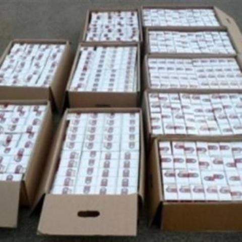 Накурились: в Горловке задержали "Фольксваген", груженный 75 тысячами пачек безакцизных российских сигарет 