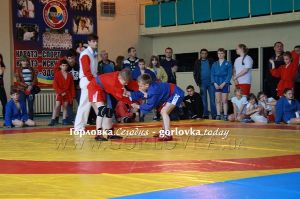 В Горловке состоялся турнир по самбо, посвященный горловчанину - мастеру спорта  Антону Самчуку  