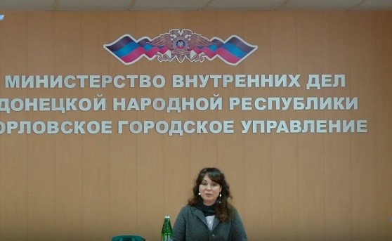 В УВД Горловки приехала российская актриса Виктория Тарасова, снимавшаяся в сериале "Глухарь"