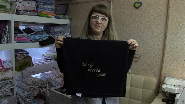 Переселенка из Горловки стала частным предпринимателем в Краматорске, научилась шить и продавать продукцию
