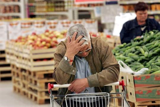  В Горловке московские расценки на продукты питания при пенсии в 2600 рублей 