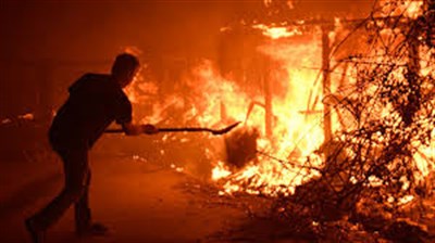 В Горловке во время пожара сгорело два человека