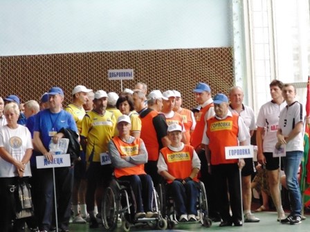 Горловчане достойно выступили на Всеукраинской спартакиаде среди инвалидов труда 