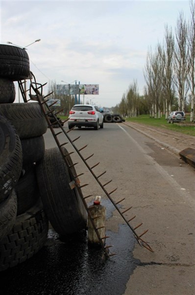 Горловская милиция намерена провести переговоры о разблокировании блокпоста на въезде в город перед Красной горкой 