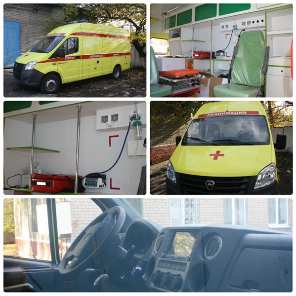 В Горловку доставили новую машину для "скорой помощи"
